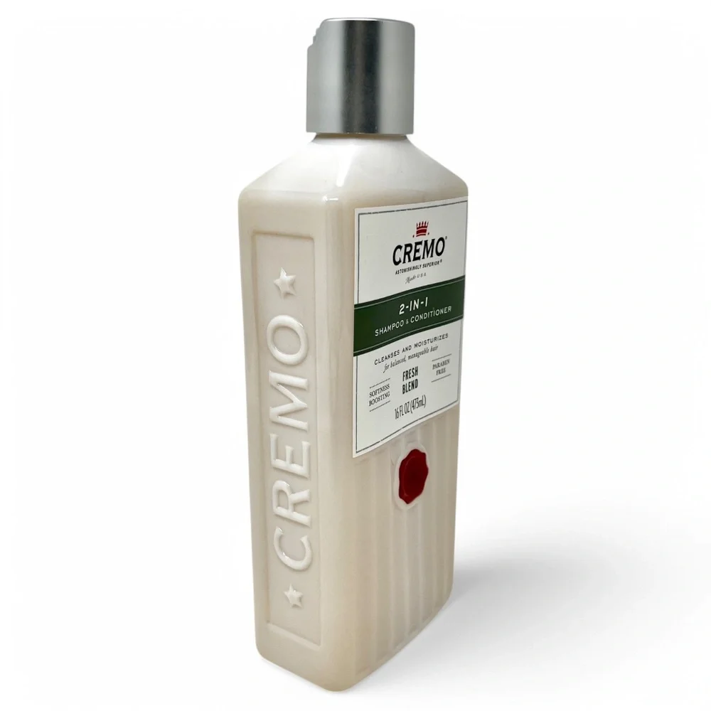 Cremo 2-in-1 FRESH BLEND Shampoo + Conditioner 16 fl oz Sealed NEW 1 Count